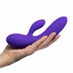 VIBRATOR RABBIT Feelztoys Lea Medium Purple Glitter