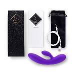 VIBRATOR RABBIT Feelztoys Lea Medium Purple Glitter