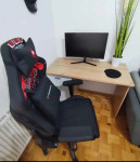 Komplet.. Sedežna, pisalna miza, stol in ekran