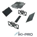 Prenosni sestavljiv žar na oglje, 52 x 42 cm IKI-PRO