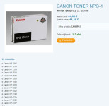 Toner Canon  npg-1 original npg 1 za pol cene