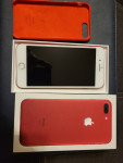 PRODAM IPHONE 7 PLUS 128 GB RDECE BARVE BREZ PRASKE KOT NOV