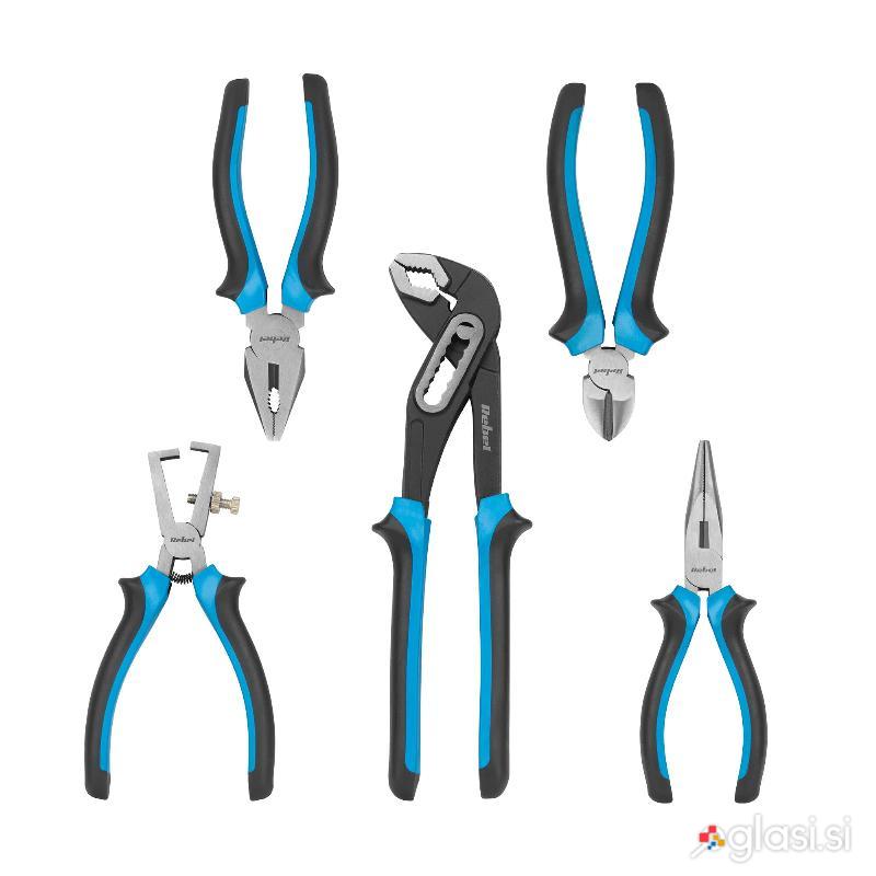 Set 5 univerzalnih kombiniranih klešč do 245mm