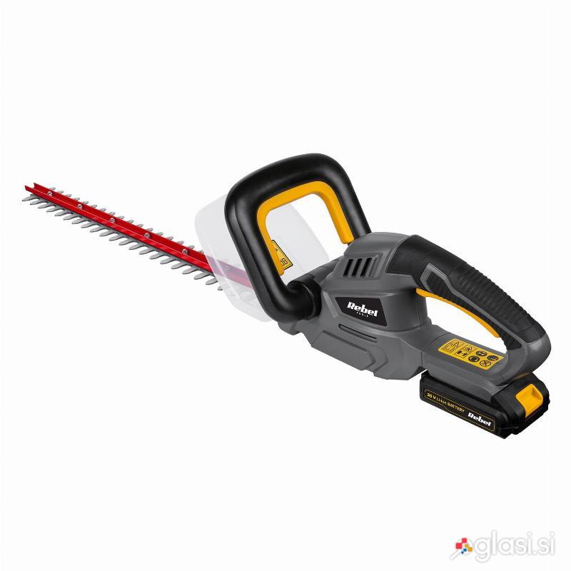 Set 20V akumulatorskih električnih škarij za živo mejo 2Ah 58cm
