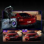 Armaturna 12Mpx full HD avto kamera snemalna LCD 4" prises + zadnja IR kamera