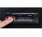 1DIN 12V LCD FM avtoradio 4x50W USB Bluetooth SD + daljinec RENEW FORCE