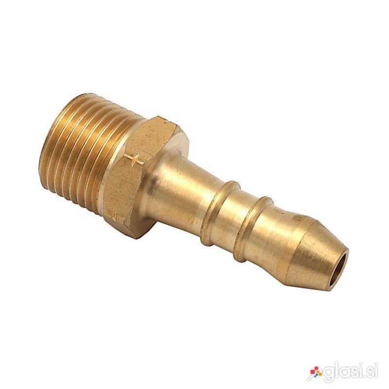 Medeninasti priključek cevi za plinske peči GZ3/8' PRA5 9-10 mm