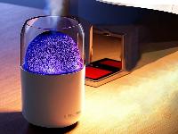 Moderni LED RGB difuzor vlažilec zraka izparjevalnik 300ml USB