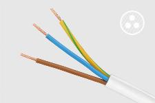 300cm električni razdelilec 3x priklop do 3500W + varovalo otrok bel