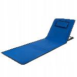 Oxford podloga za na plažo z nastavljivim naslonjalom + blazina 150x50cm