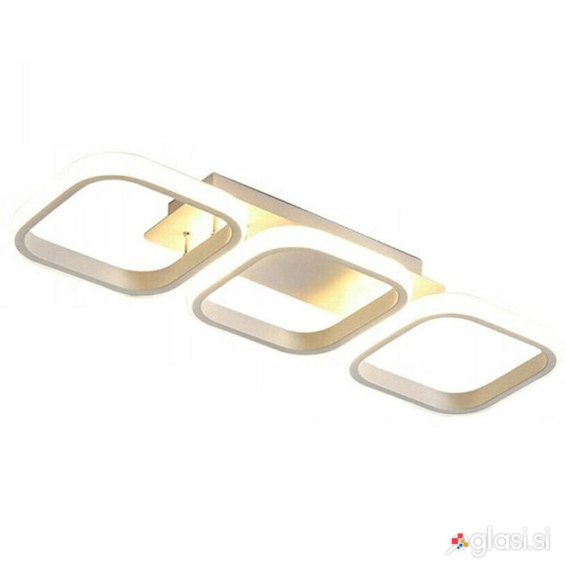 Moderna stropna nadometna LED svetilka 33W 52cm 4500K bela