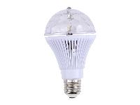 LED RGB vrtljiva disko žarnica E27 3W