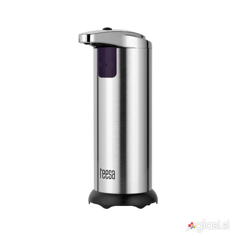 Avtomatski inox dozator mila s senzorjem 250ml LED