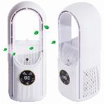 2v1 LED RGB pokončni ventilator in LCD vlažilec zraka USB