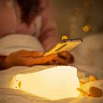 LED touch aku. mehka silikonska lučka račka 1200mAh