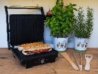 2500W električni toaster in kontaktni žar za sendviče