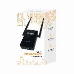 Brezžični WIFI repeater router ojačevalnik signala 300Mb/s WPS 2x 5dBi črn