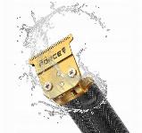 Inox aku. 1300mAh LCD brivnik in strižnik za lase in brado prirezovalnik USB črn