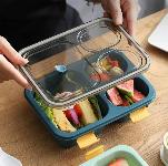 id-3106 Prenosna lunch box posoda za hrano 850ML modra