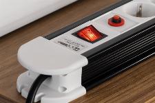 3m zaščitni električni razdelilec 6x priklop do 3500W