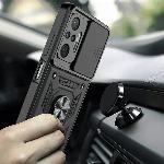 id-2598 Etui ovitek Slide Ring za Samsung Galaxy A34 5G črn