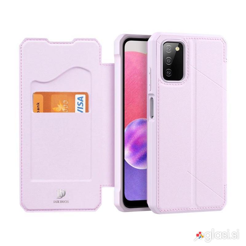 id-2598 Etui ovitek Skin X Bookcase za Samsung Galaxy A03s roza