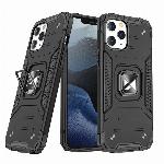 id-2598 Etui ovitek robusten Ring Armor za iPhone 13 Pro Max črn