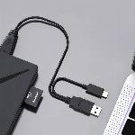 4v1 prenosni zunanji pogon CD in DVD zapisovalnik USB 3.0 čitalec SD