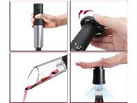 Set aku. inox hitrega odpirača za vina USB