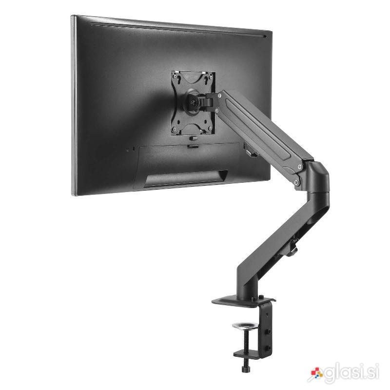 Univerzalni nosilec za LCD monitor s plinsko tlačno vzmetjo 17-27" do 7kg