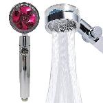 Tuš ročka s turbino funkcijska glava prozorno vijolična