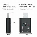 2v1 avdio oddajnik in sprejemnik bluetooth 5.0 adapter USB