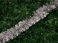 Girlanda za božično drevo srebrna 2m