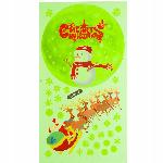 Fluorescentne božične nalepke za okna