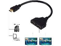 Adapter HDMI splitter razdelilec 2 kanala FHD