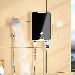 Stenski pretočni električni grelnik vode 5500W z LCD + tuš ročka touch
