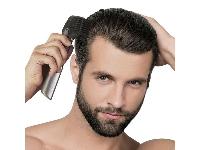 Aku. prenosni zložljiv brivnik in strižnik za lase in brado prirezovalnik 5v1 LE