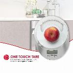 Steklena LCD kuhinjska tehtnica 1g do 5kg
