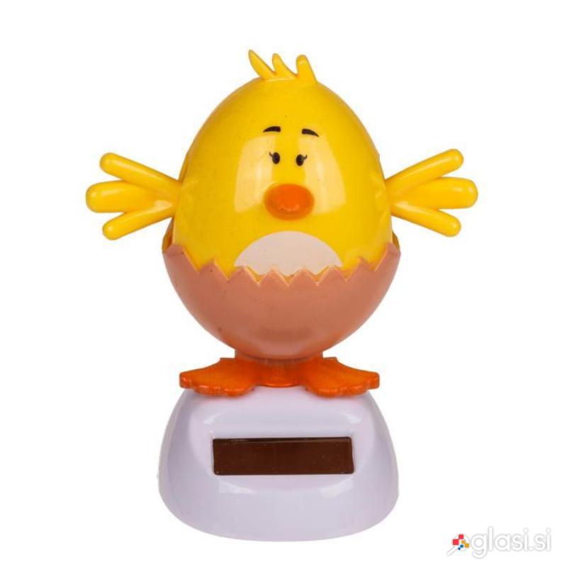 Solarni plesoč piščanec 11cm - solarna figura