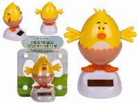 Solarni plesoč piščanec 11cm - solarna figura