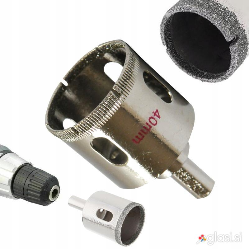 40mm diamantna kronska žaga za trdo keramiko gres mokro rezanje