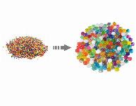 Dekorativne večbarvne gel kroglice za rože 5g do 15mm