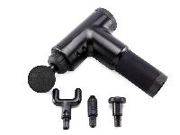 Aku. brezžična masažna pištola 4 glave - masažni aparat 6 stopenj