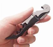 Kovinski 4 delni set odpirača za vino + dodatki za nalivanje in zapiranje