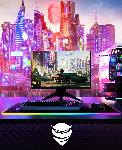 Osvetljena XL LED RGB računalniška podloga za miško in tipkovnico 80x30cm MIX AN
