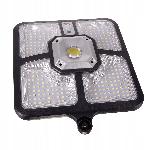 Solarna cestna 220 SMD+15 COB LED svetilka s PIR sezorjem črna + daljinec