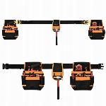 Monterski pas za orodje 22 žepov in 2 zanki do 136cm