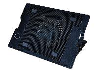 LED hladilno stojalo in podloga za prenosnik 1x ventilator 12cm 2x USB