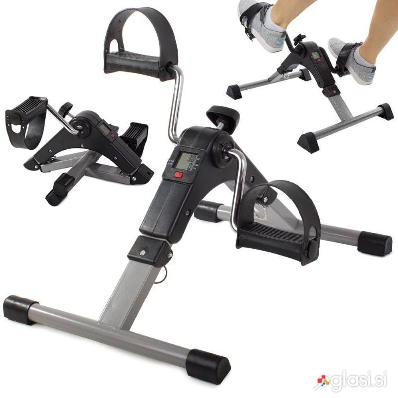 Zložljivo mini rehabilitacijsko sobno kolo za roke in noge LCD do 100kg