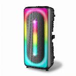 FM USB karaoke zvočnik Bluetooth 150W + daljinec in mikrofon LED RGB